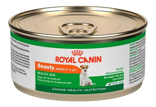6 Latas Perro- Royal Canin Adulto Beauty Alimento 150 Grs