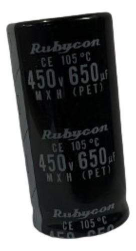 Capacitor Electrolítico Blindado 650mf X 450v (30x61mm) 105º