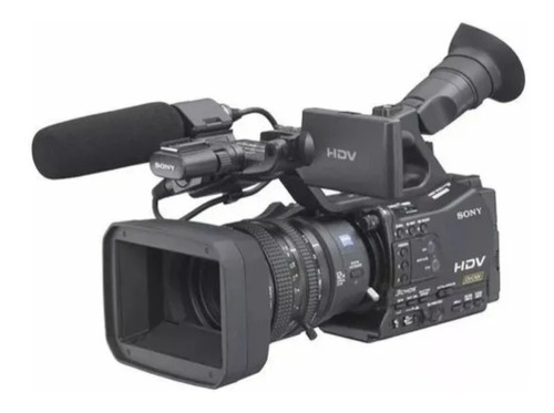 Camera Sony Hvr-z7 Grava Cartão Full Hd+ Tripé 12kg Mattedi 