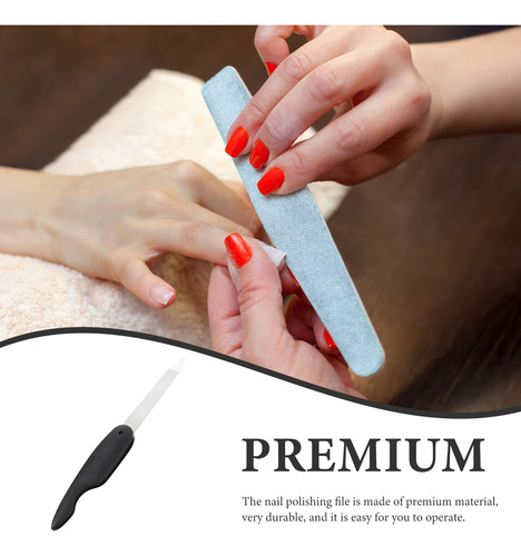 6 Limas De Uñas Plegables, Limas De Uñas Portátiles, Esmalte