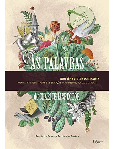 As palavras: Nada têm a ver com as sensações, palavras são pedras duras e sensações delicadíssimas, fugazes, extremas, de Lispector, Clarice. Editora Rocco Ltda, capa mole em português, 2013