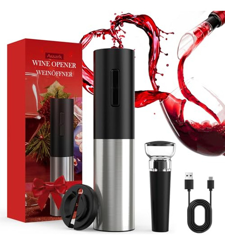 Abridor De Vino Eléctrico, Abrebotellas De Vino Recargable,