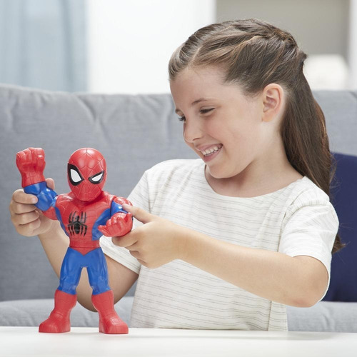 Imagen 6 de 6 de Muñeco Del Hombre Araña Mega Mighties Hasbro Original E4147