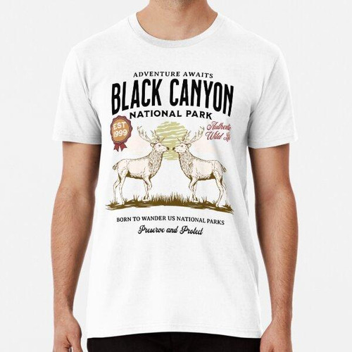 Remera Black Canyon National Park Algodon Premium