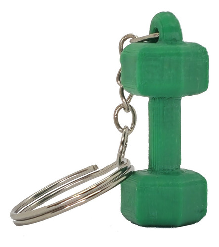 Llavero Mancuerna Pack X 10 Color Verde