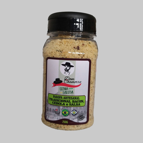 Kit 02 Farofas Cebola E Salsa & Sabor Bacon Dom Chamorro