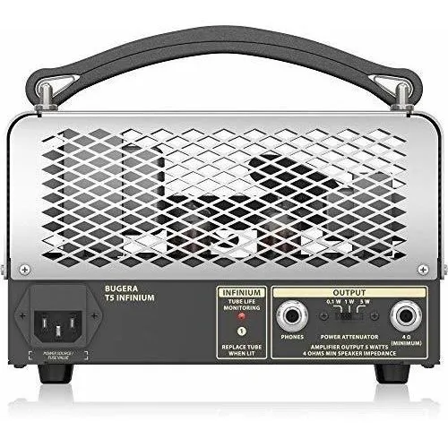 Bugera T5 Cabezal Amplificador Estilo Jaula De 5 Vatios Con