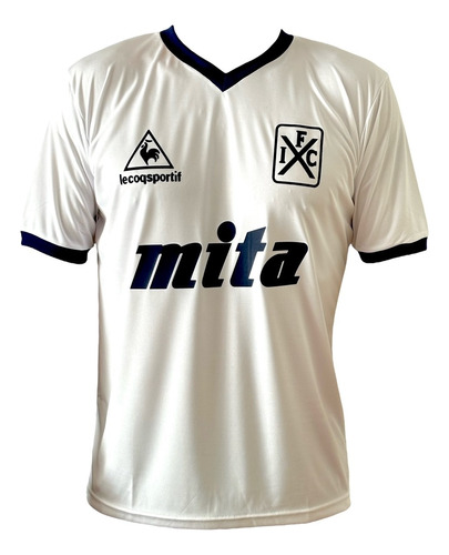 Camiseta Independiente 1986 - 1987 Bochini Mita Blanca Retro