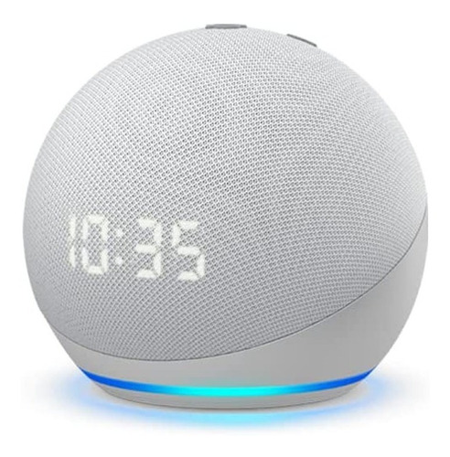 Amazon Echo Dot 4 C Reloj Alexa Parlante Asistente Voz Smart