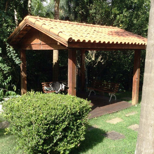 Chácara Ibiúna 11.000 Mts Sede, Piscina, Quadra, Pé Na Água