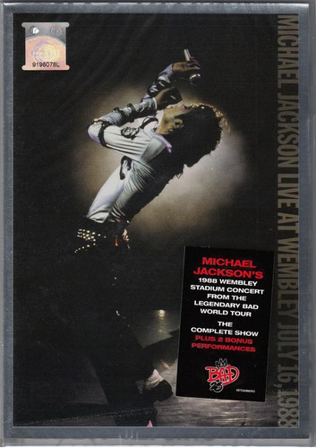 DVD de Michael Jackson en vivo en Wembley del 16 de julio de 1988