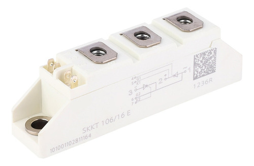 Módulo De Tiristor Skkt106/16e 1600v 106a Controlado Por Sil