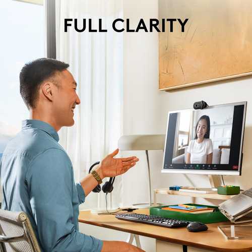 Cámara Web Logitech Brio 101 Full Hd 1080p Para Reuniones Y
