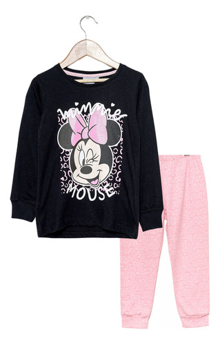 Pijama Niñas Manga Larga Minnie Mouse Original Disney®