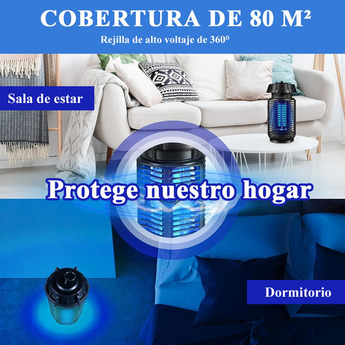 Lampara Antimosquitos Eléctrico 20w Atrapa Mosquitos Insecto