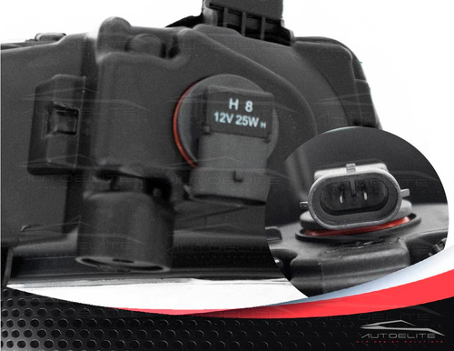 Imagen 5 de 8 de Kit Faros Niebla Nissan Rogue Xtrail 2017 2018 Con Switch