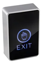 Comprar Boton Pulsador De Salida Touch Led Luminoso Control Accesos