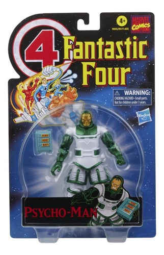 Marvel Legends Fantastic Four Retro Psycho Man Figura Hasbro