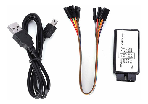 Dispositivo Analizador Logico Usb 8 Canal Portatil Cable