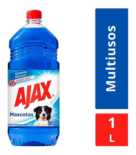 Limpiador Multiusos Líquido Ajax Mascotas 1l