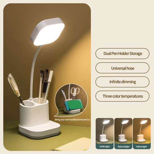 Nueva Lámpara De Mesa Plegable Led Con Enchufe For