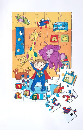 Imagen 3 de 9 de Rompecabezas Superhéroe Puzzle 40 Piezas Infantil Niños