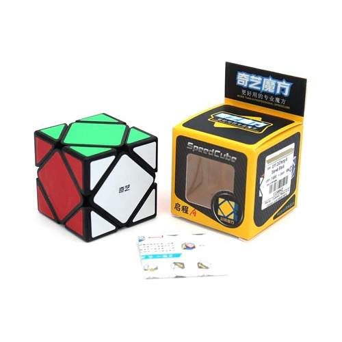 Cubo Rubik Qiyi Qicheng Skewb Speedcube Fondo Negro