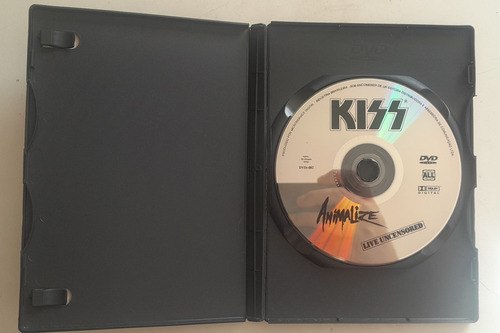 Dvd - Kiss - Animalize Live Uncensored ( Original ) Estandar