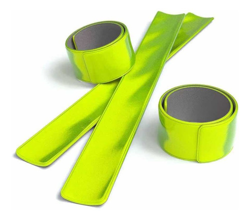 Imagen 2 de 2 de Cintas Reflectantes Retráctil Ciclismo Running Pack X 2