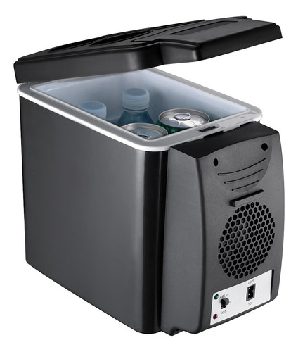 6l Negro Mini Heladera De Coche Heladera Congelador