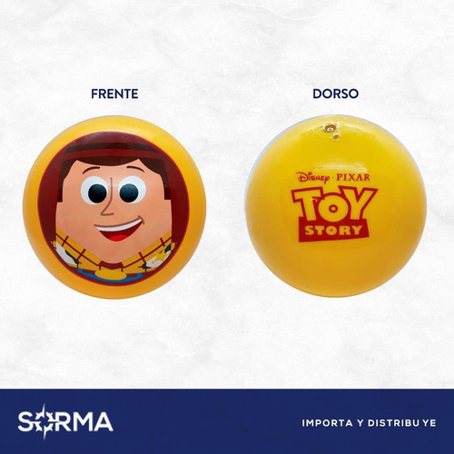 Imagen 2 de 4 de Pelota Goma Toy Story Licencia Oficial Disney