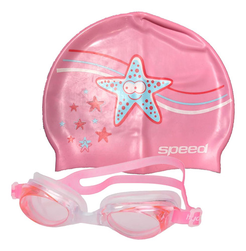 Kit Antiparras Natacion Niños Hydro + Gorra Silicona Speed