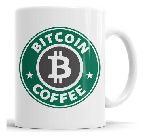 Taza Bitcoin Coffee - Cerámica