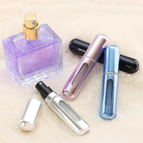 12 Mini Atomizador Recargable Perfume Capsular Frasco Viajar