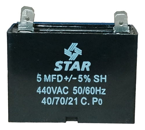 Capacitor Cbb61 / 5 Mf Para Mini Split O Ventiladores 450v