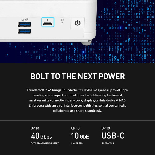 Msi Cubi 5 12m, 0.7l Mini Pc, Intel Core Iu, Wifi 6, Bt 5.2,