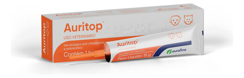 Remédio Ouvido Otite Antimicótico Analgésico Auritop 15g