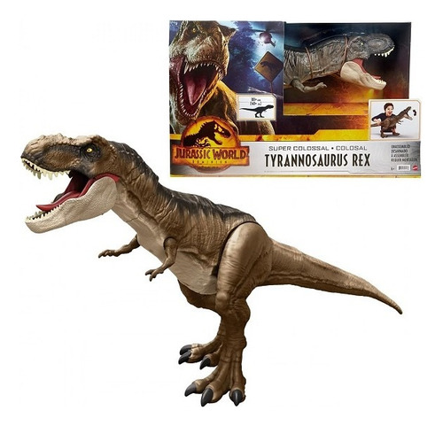 Dinosaurios Jurassic World T Rex Colosal 101cm Original