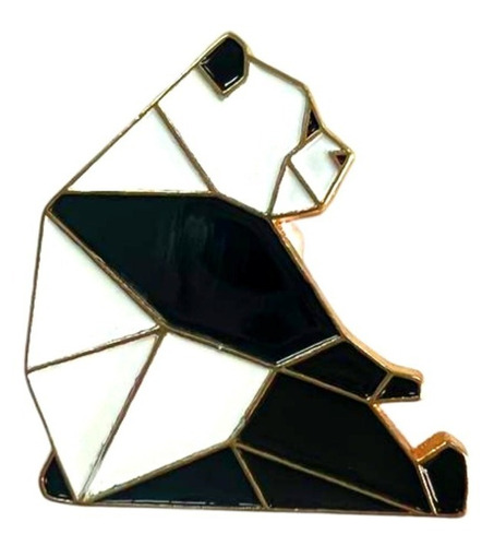 Pin Broche Panda Geométrico Xz3468 