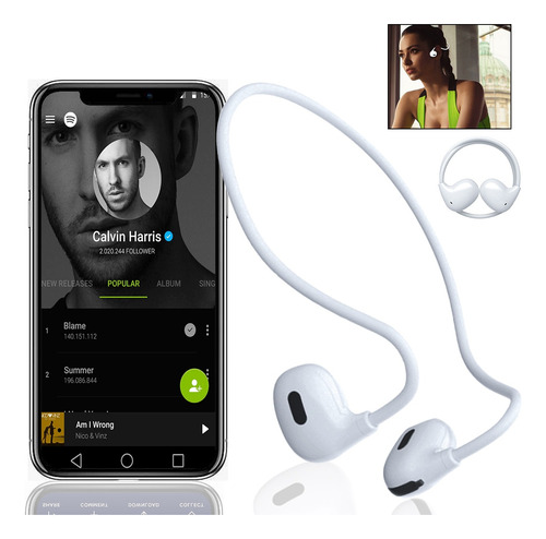 Audífonos Inalámbricos Bluetooth5.3 Con Banda Para El Cuello