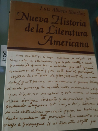 Nueva Historia De La Literatura Americana. Alberto Sanche(i)