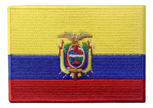 Parche Nacional Bordado De Bandera De Ecuador Coser O P...