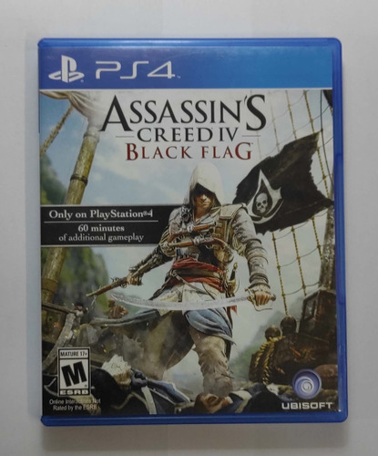 Assassin's Creed Iv Black Flag   Ps4  Físico Usado