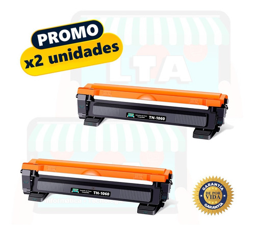 Imagen 1 de 10 de 2 Toner Compatible Brother Tn 1060 P/impresora Láser Hl 1200