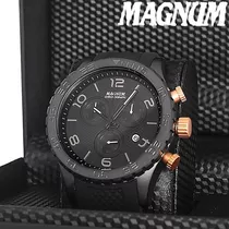 Relógio Magnum Masculino Dourado Military MA32952P - Relojoaria Invictos