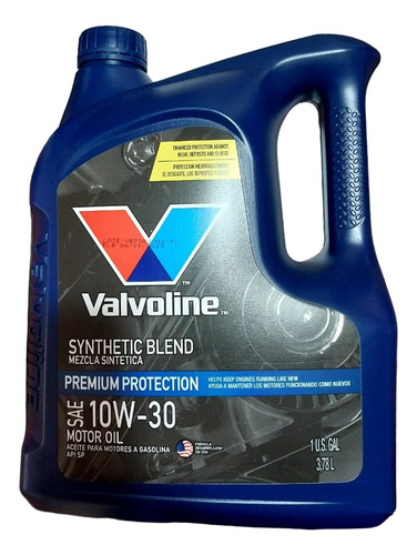 Aceite 10w30 Semi Sintético Valvoline Garrafa 4lts