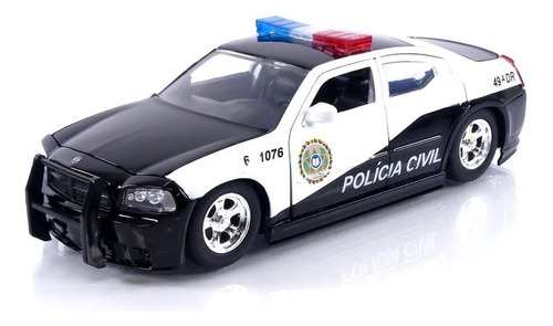 Dodge Charger Police Rapidos Y Furiosos Escala 1/24 Diecast