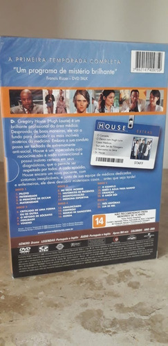 Box House: 6 Dvds Primeira Temporada - Lacrado - Oferta
