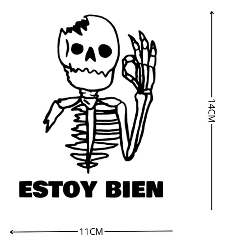 Calcomanía De Vinil Frase Para Auto/moto