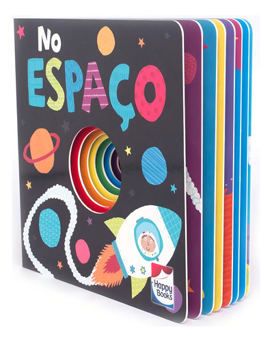 Janelinhas brilhantes: No espaço, de Grandreams / NPP. Editorial Happy Books Editora Ltda., capa dura em português, 2018